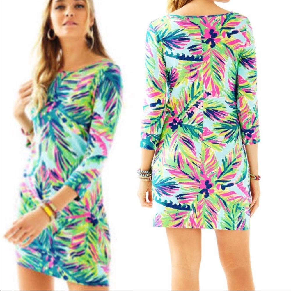 LILLY PULITZER Marlowe Dress Island Time Cotton size large